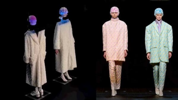 巴黎時裝週回顧｜Anrealage 大玩變色科技！ 時尚科學家「森永邦彥」在伸展台印製時裝