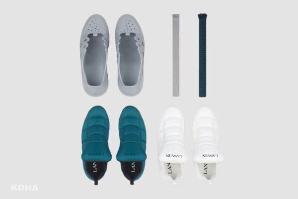 LANVIN獨創四合一奢華設計：Curb Color-Block Rubber運動鞋，打造無限可能